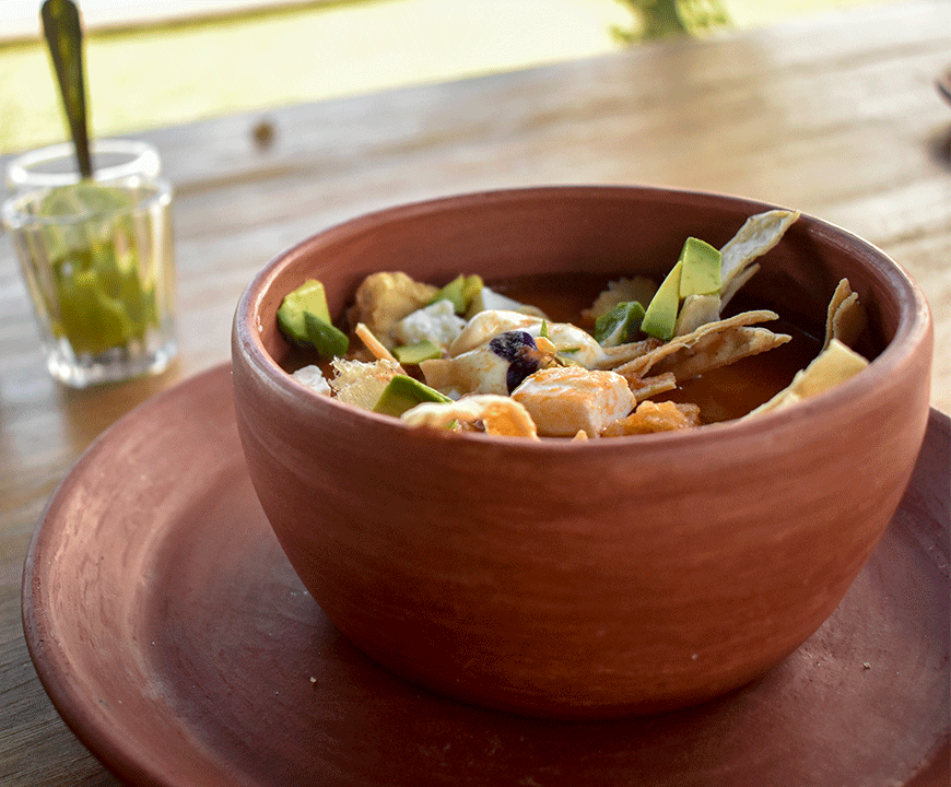 Sopa azteca